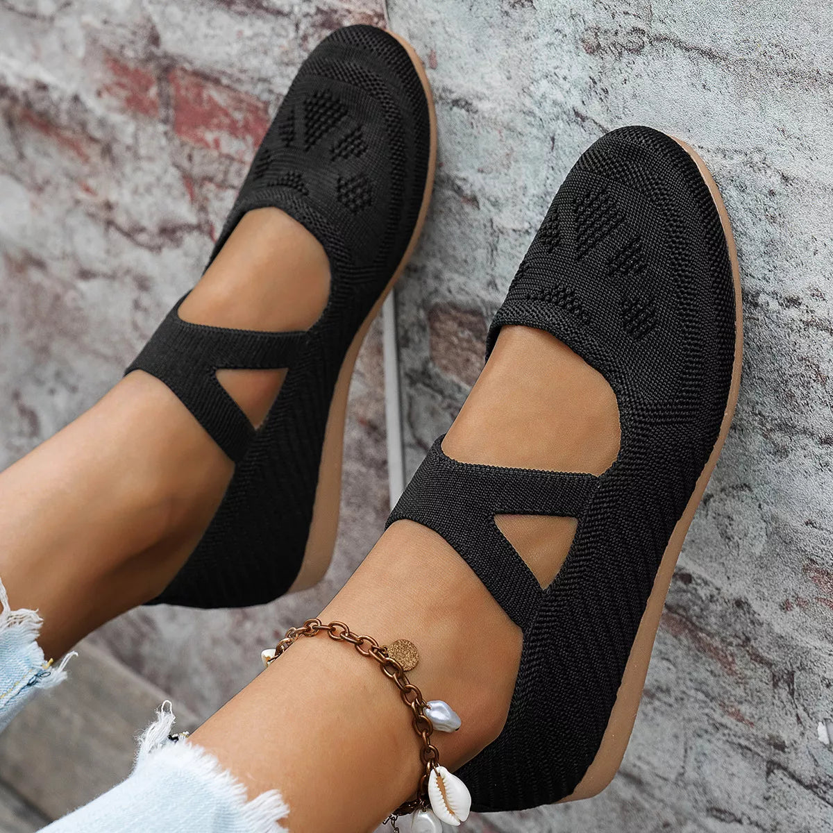 Round Toe Slip-Ons