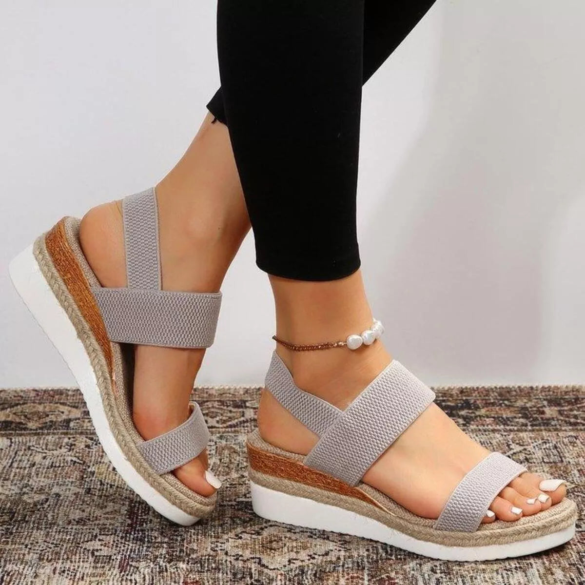 Open Toe Wedge Sandals