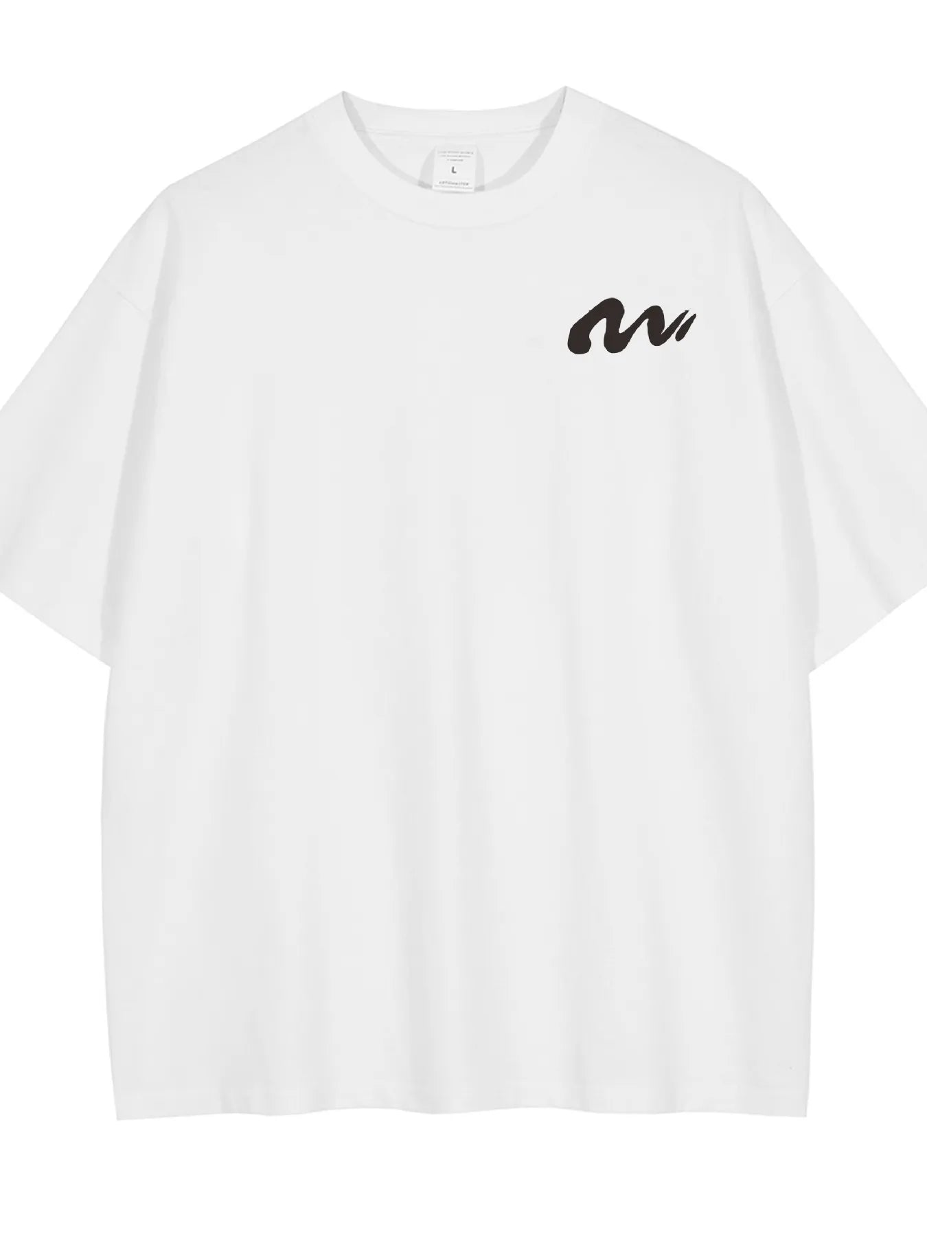 Men's Full Size Round Neck Half Sleeve T-Shirt Plus Size