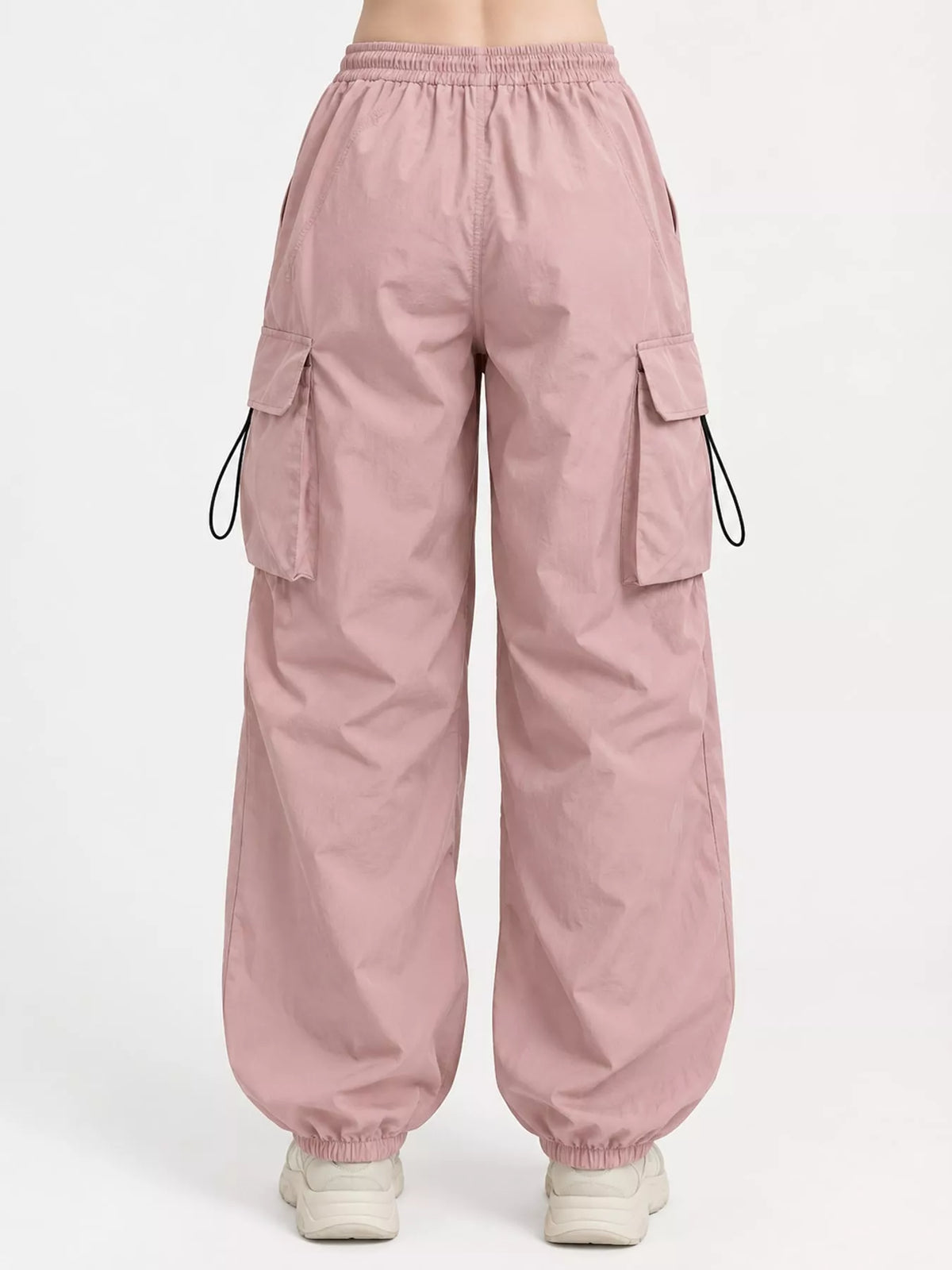 Full Size Drawstring Cargo Pants Plus Size