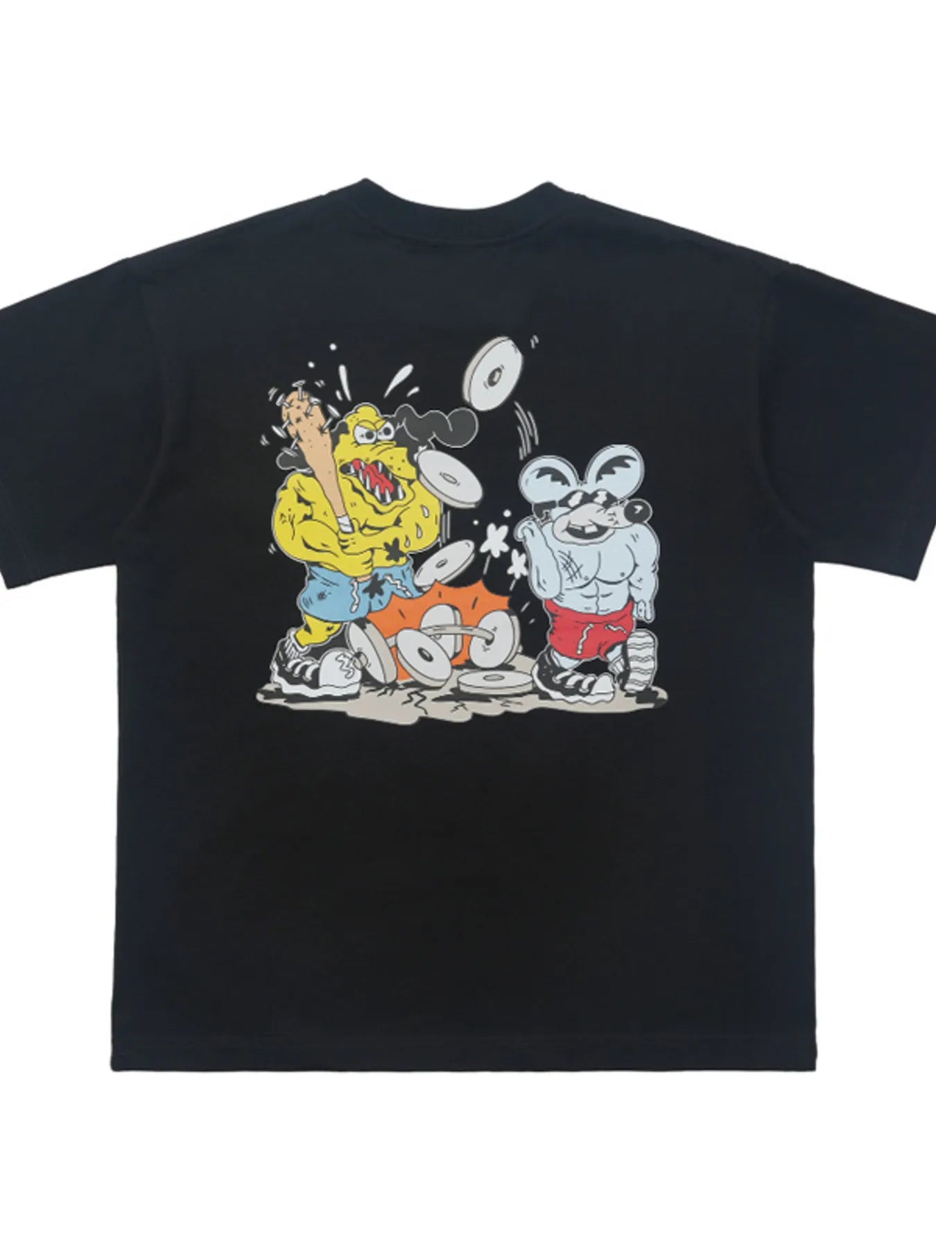 Men's Graphic Round Neck Short Sleeve T-Shirt