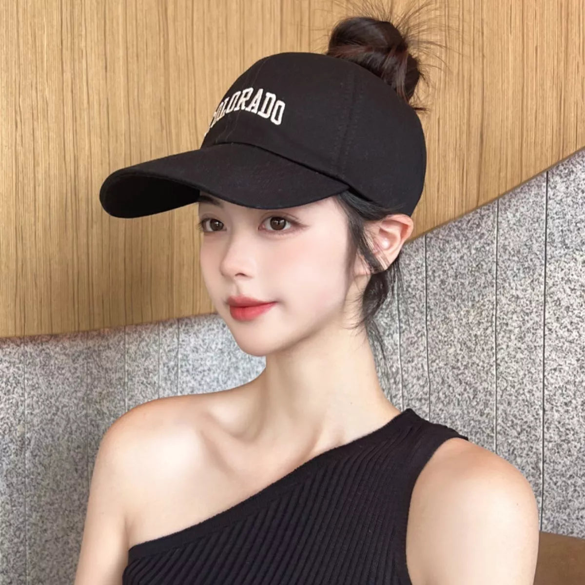 Embroidered Visor Hat