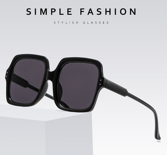 Affordable Retro Gradient Oversized Men Sun Glasses