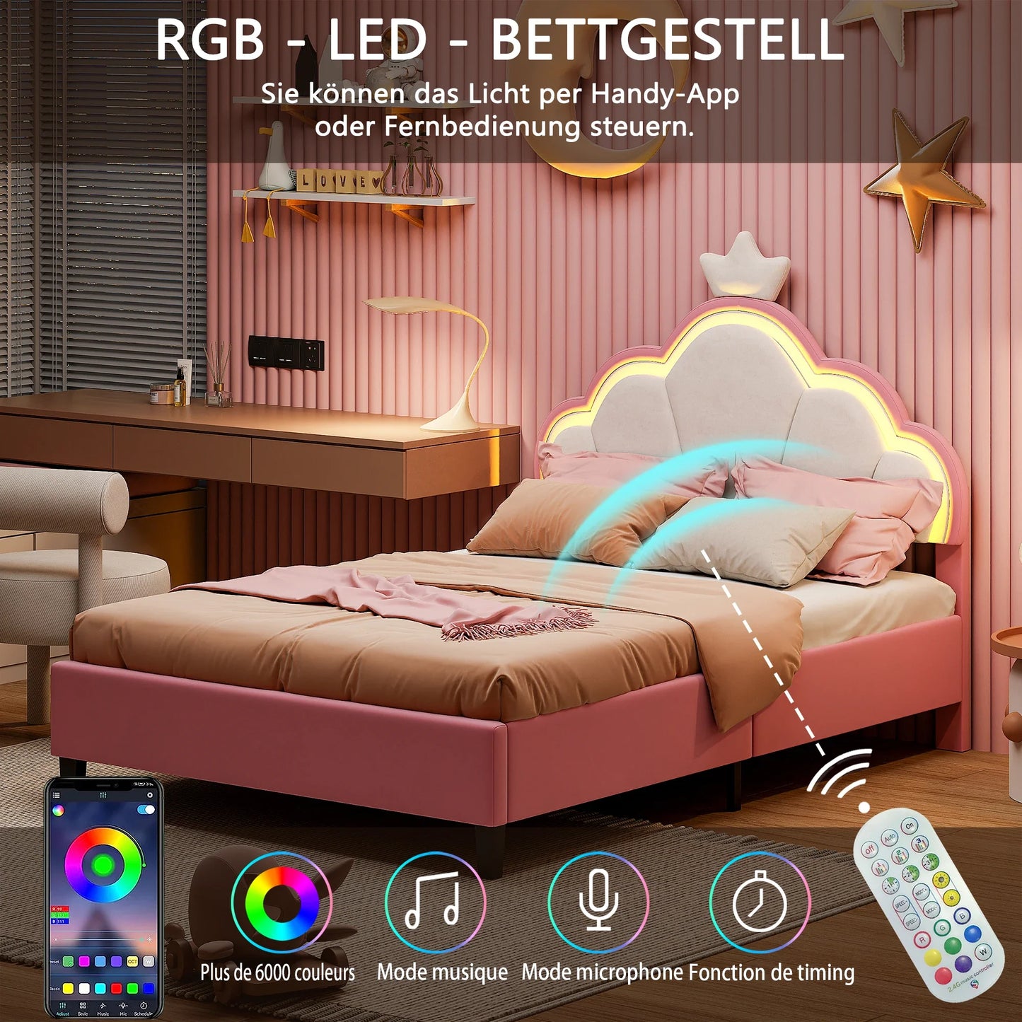 Modern Upholstered Bed