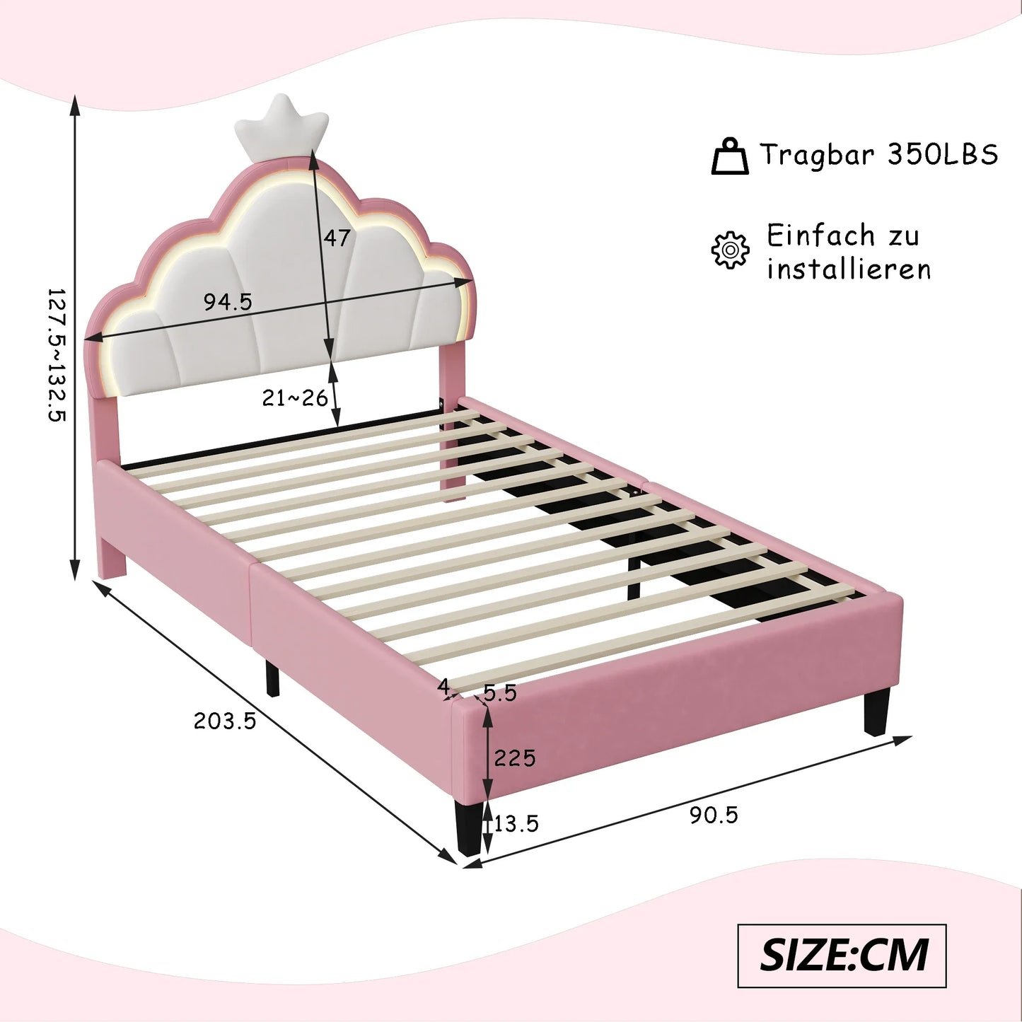 Modern Upholstered Bed