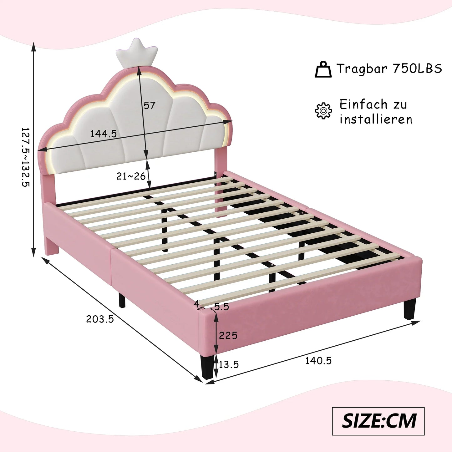 Modern Upholstered Bed