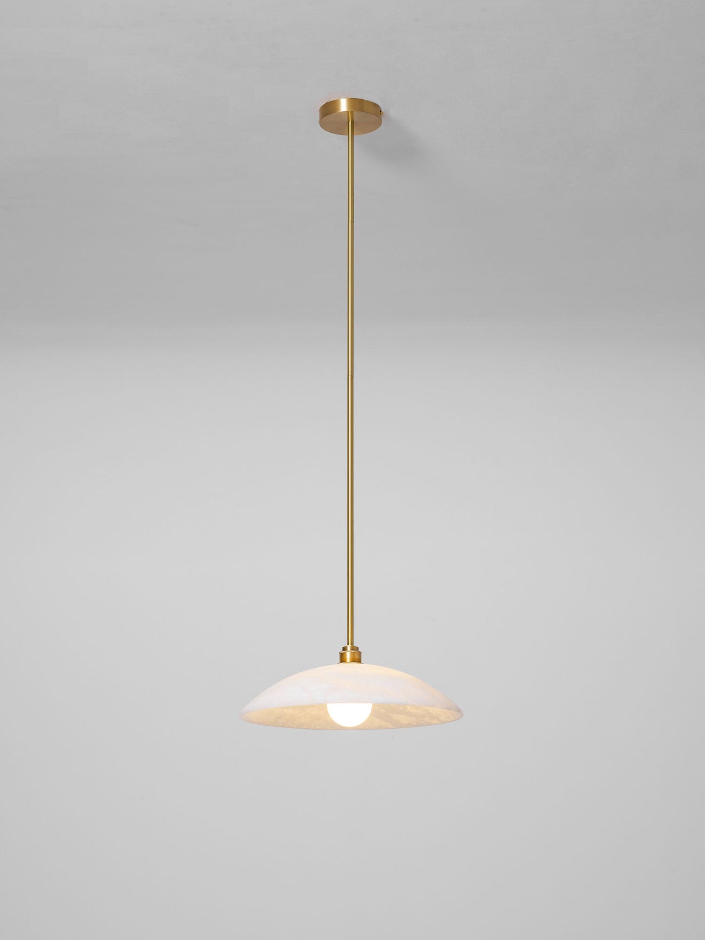 Alabaster Dome Pendant Lamp