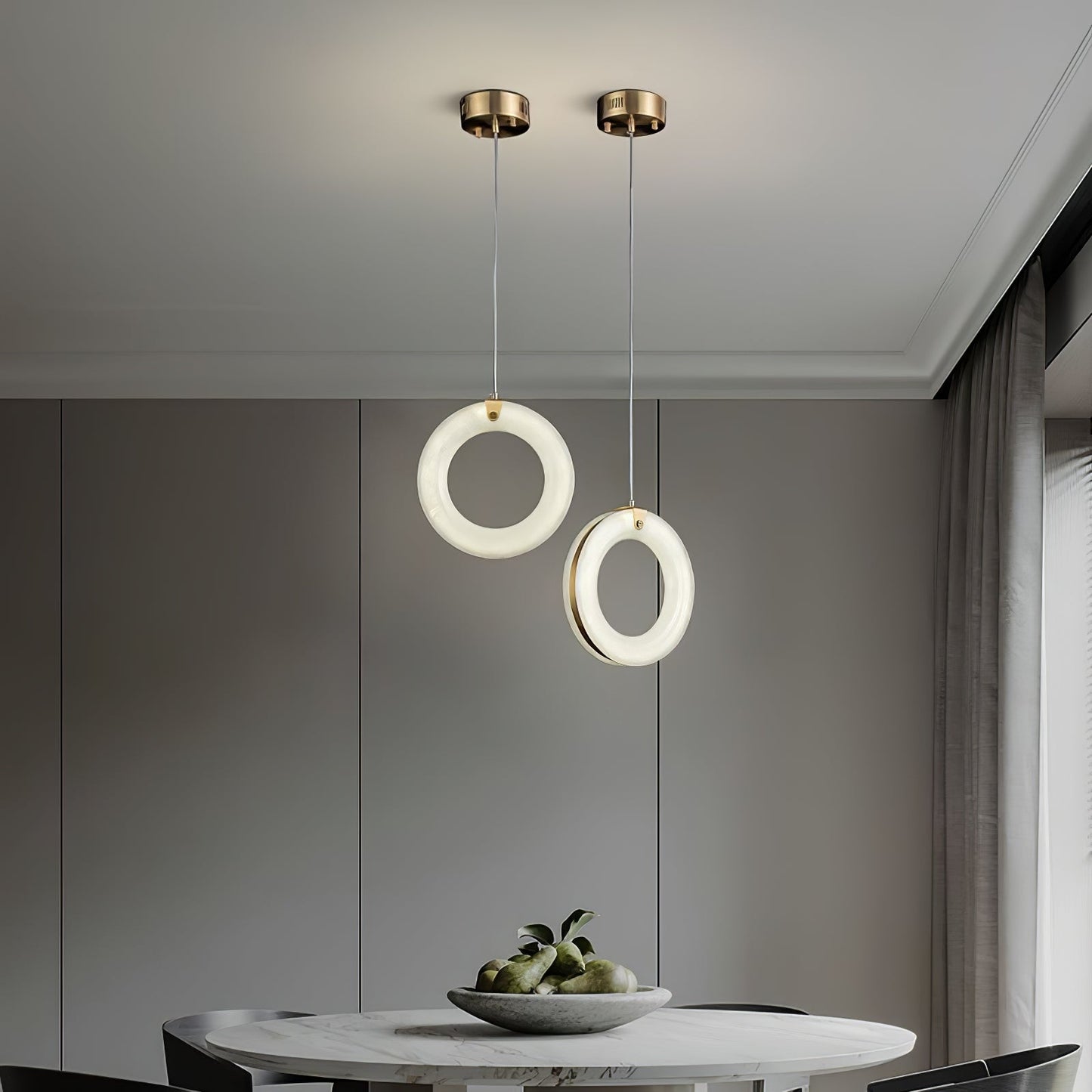 Alabaster Ring Alabaster Pendant Light