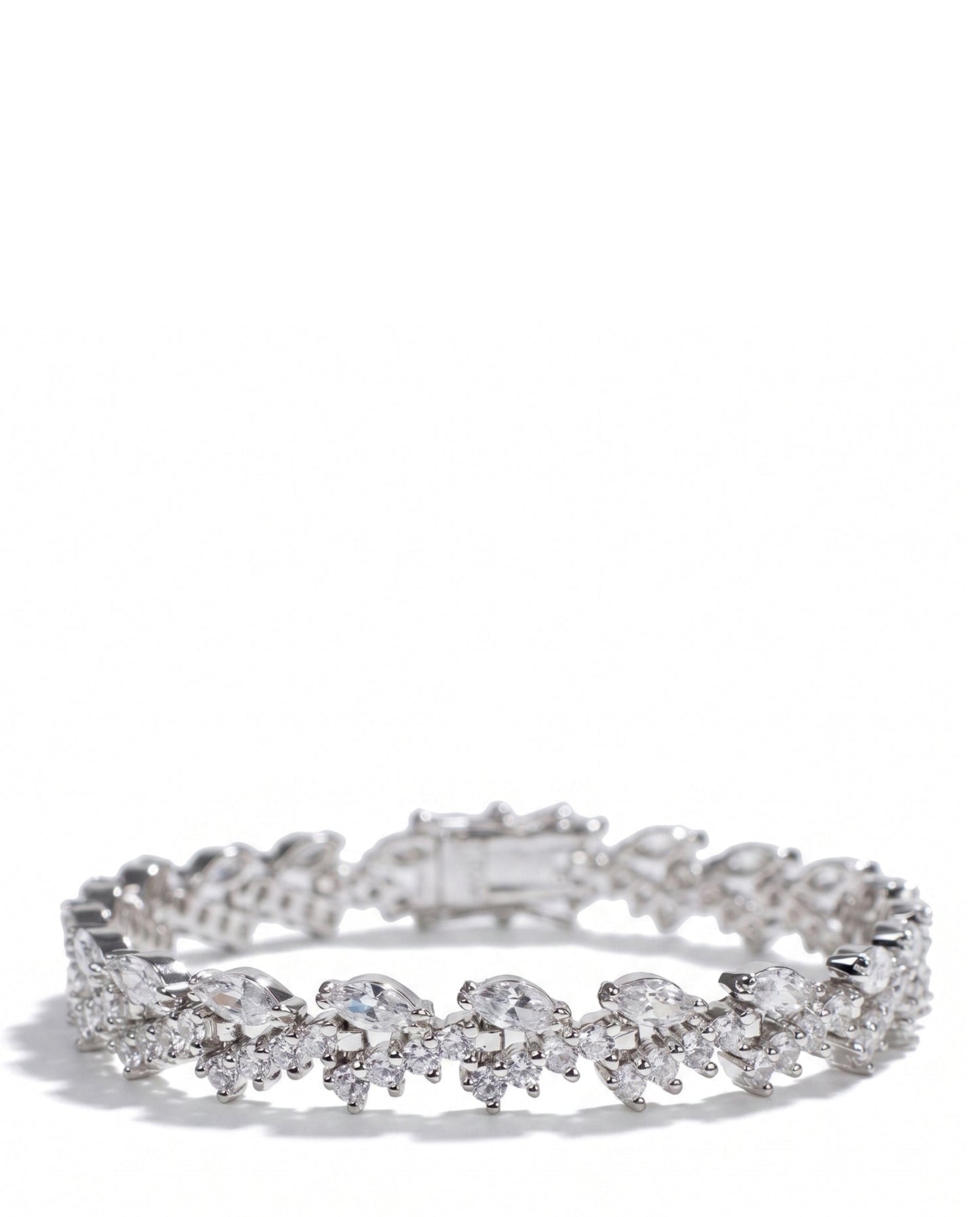 Round and Marquise CZ Bracelet
