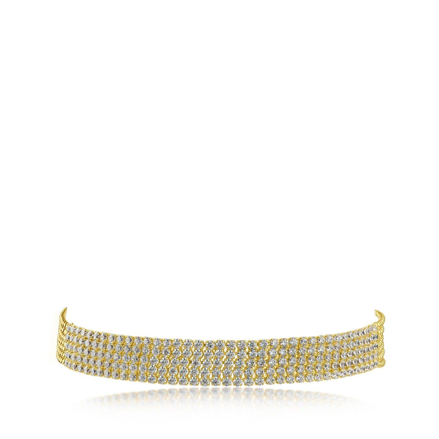 Micro Pave Multi Row Bracelet