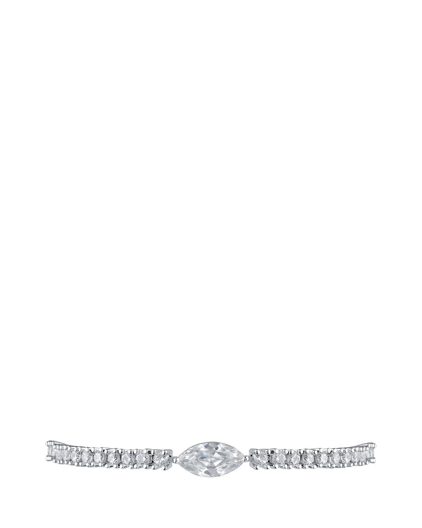 Round and Marquise CZ Bracelet
