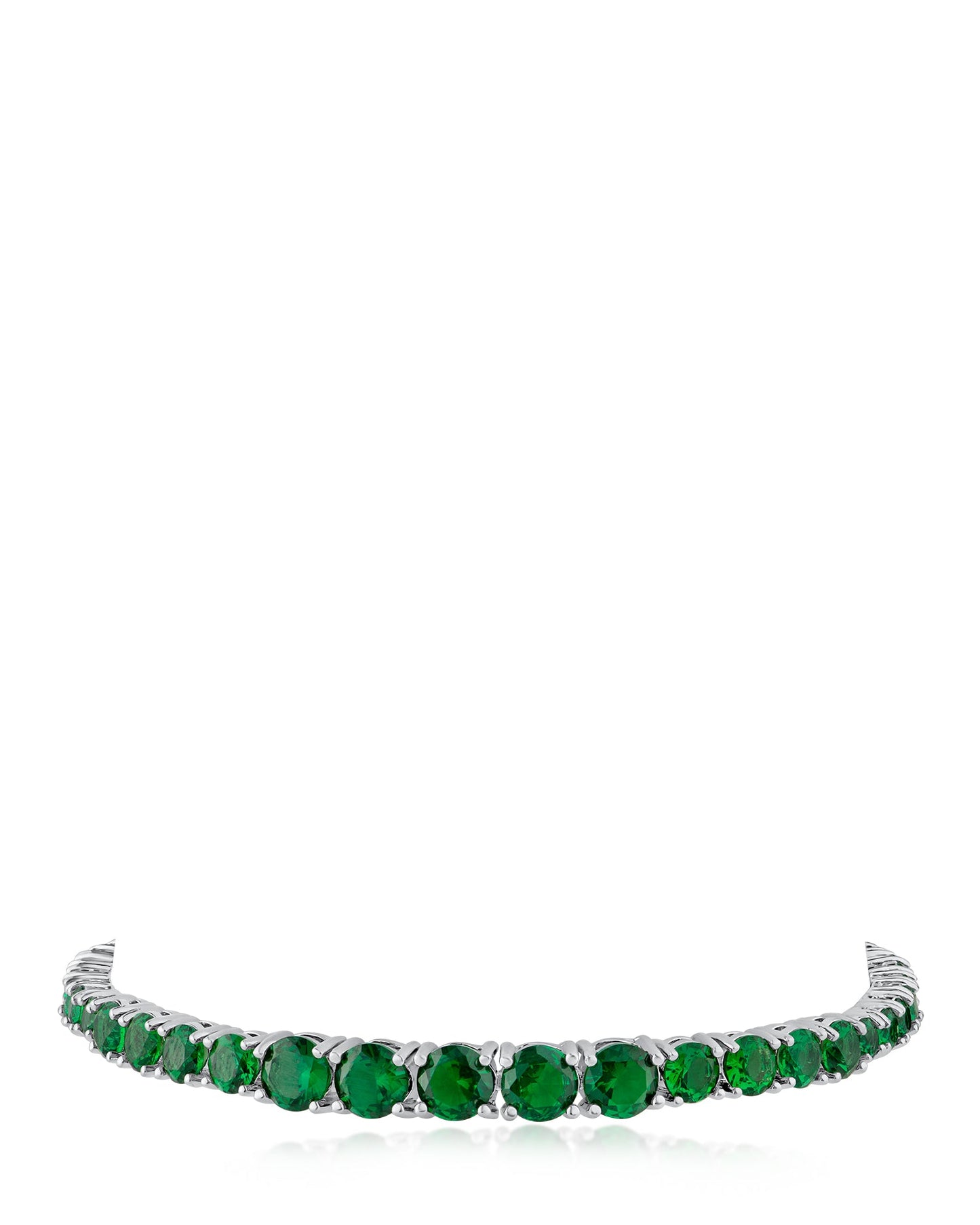 Round Graduated CZ Bracelet