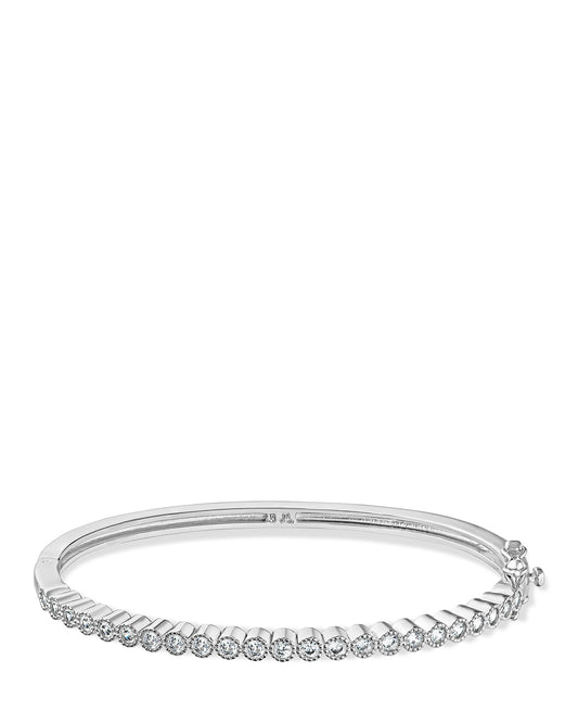 Bezel Set Bangle