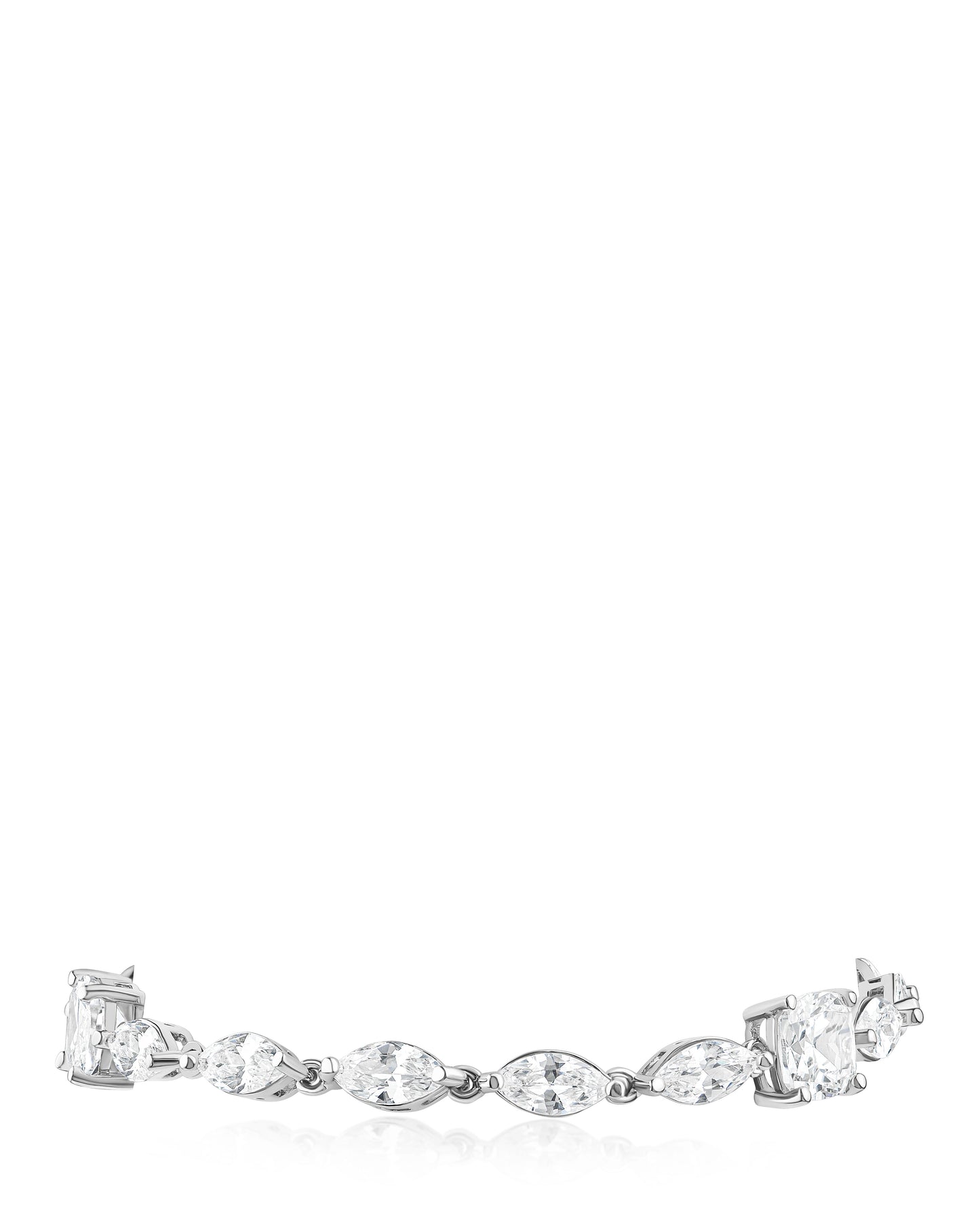 Marquis and Cushion CZ Bracelet