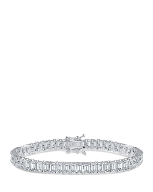Emerald CZ Tennis Bracelet