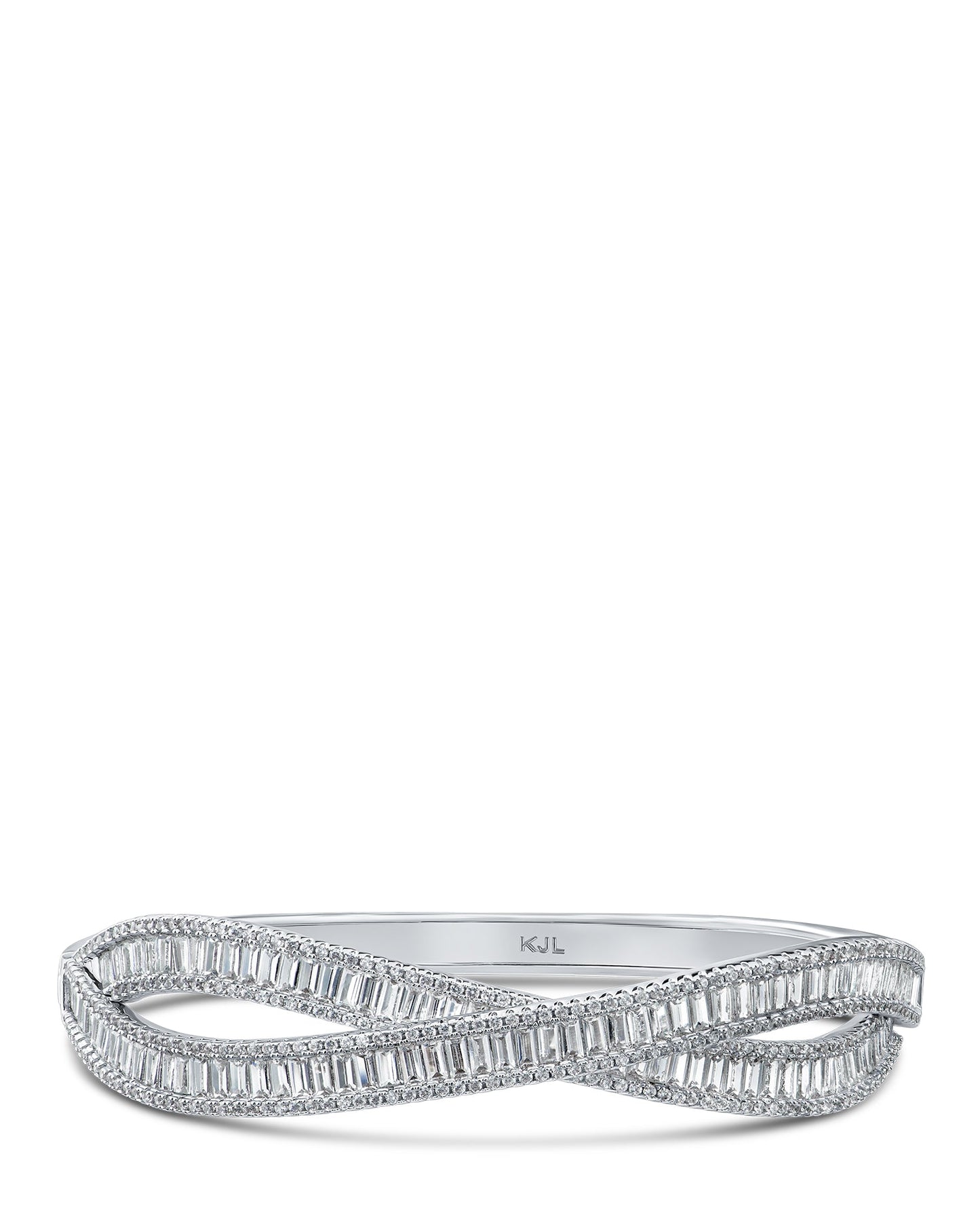 Baguette CZ Overlap Bracelet