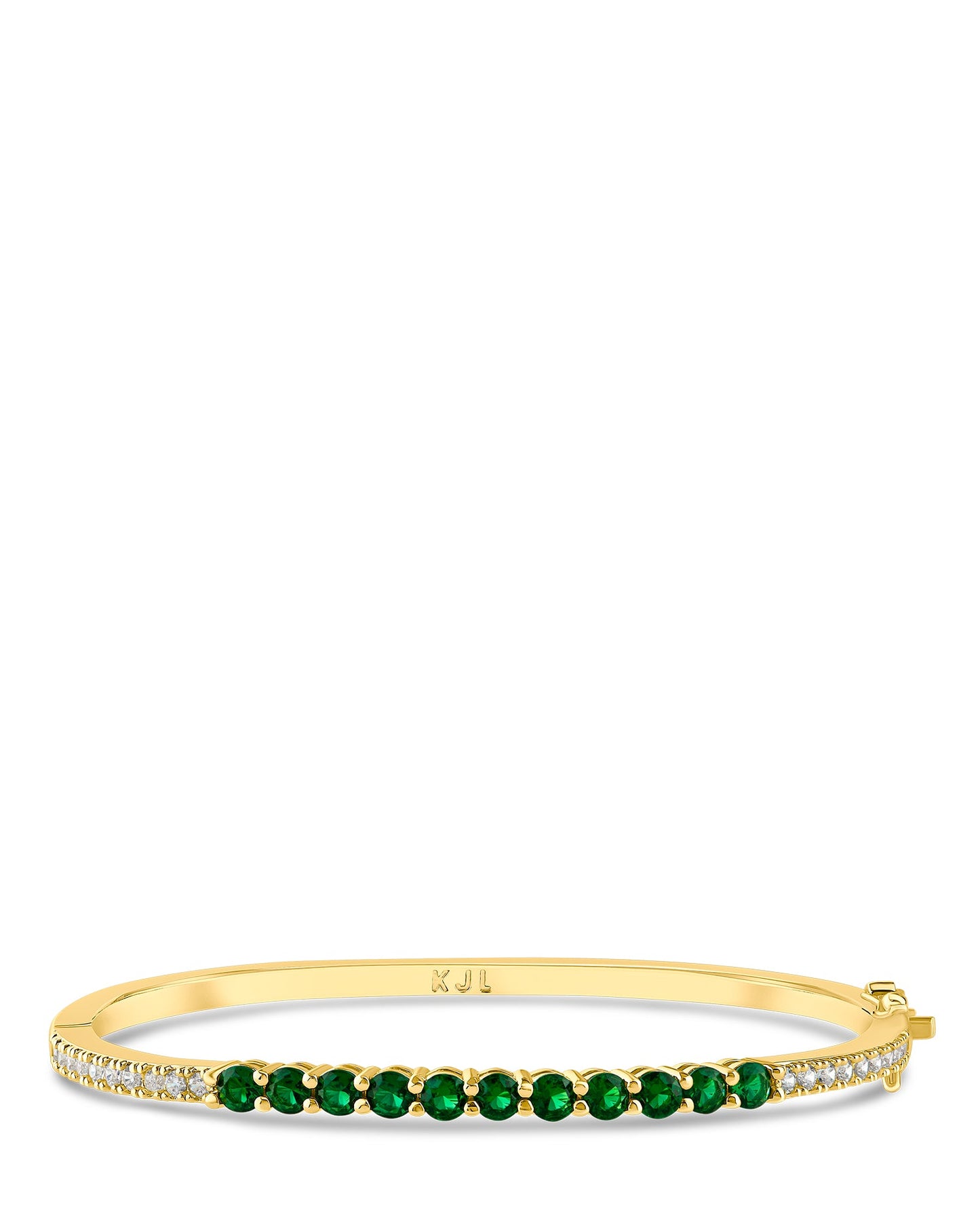 Graduated Round CZ Bangle