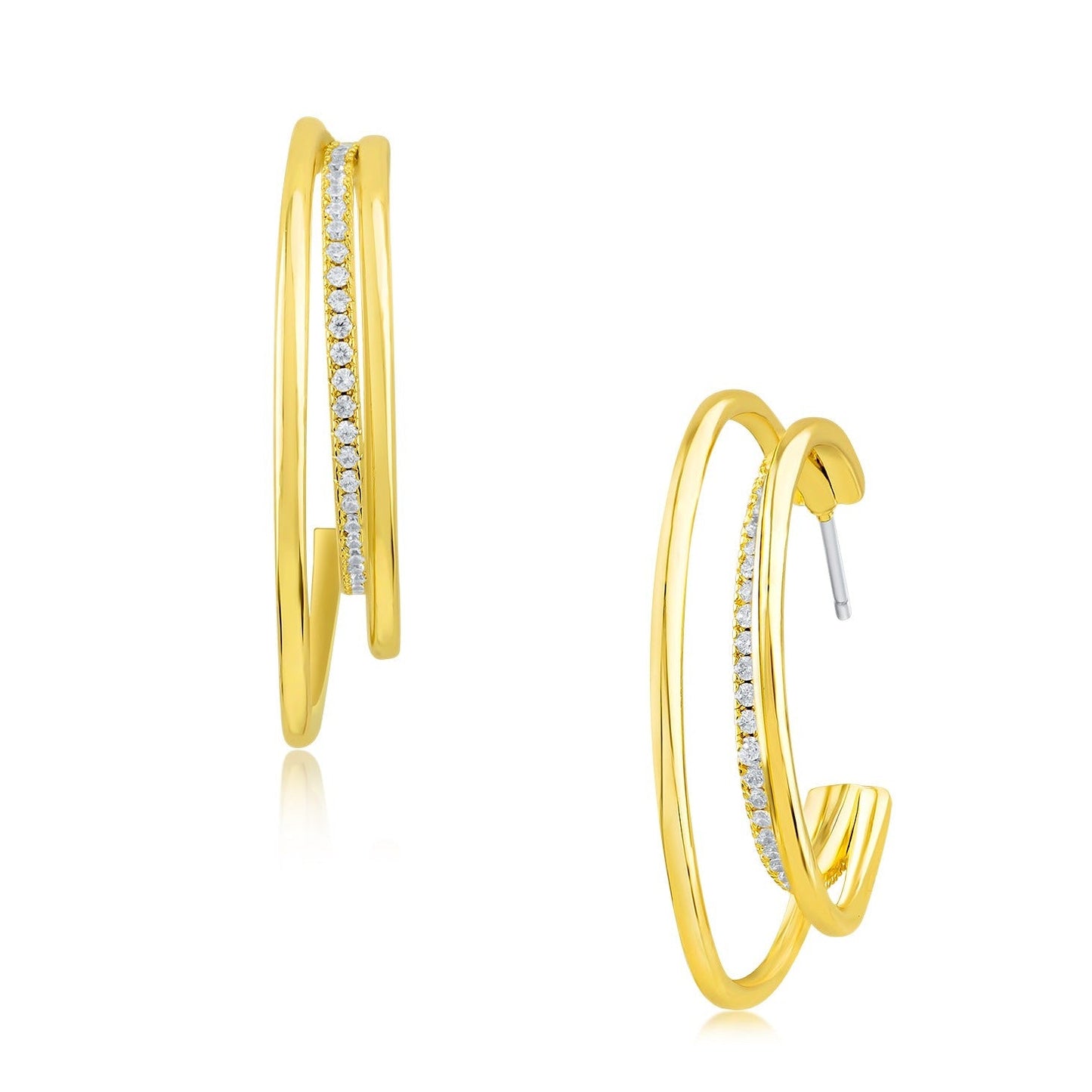 Triple Hoop Earrings