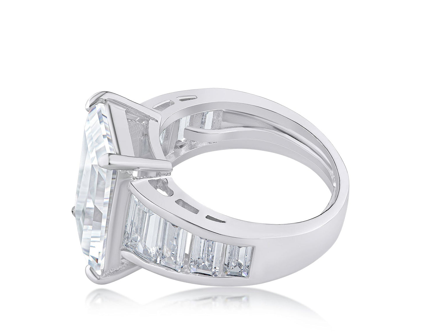 Multi Emerald Cut Ring