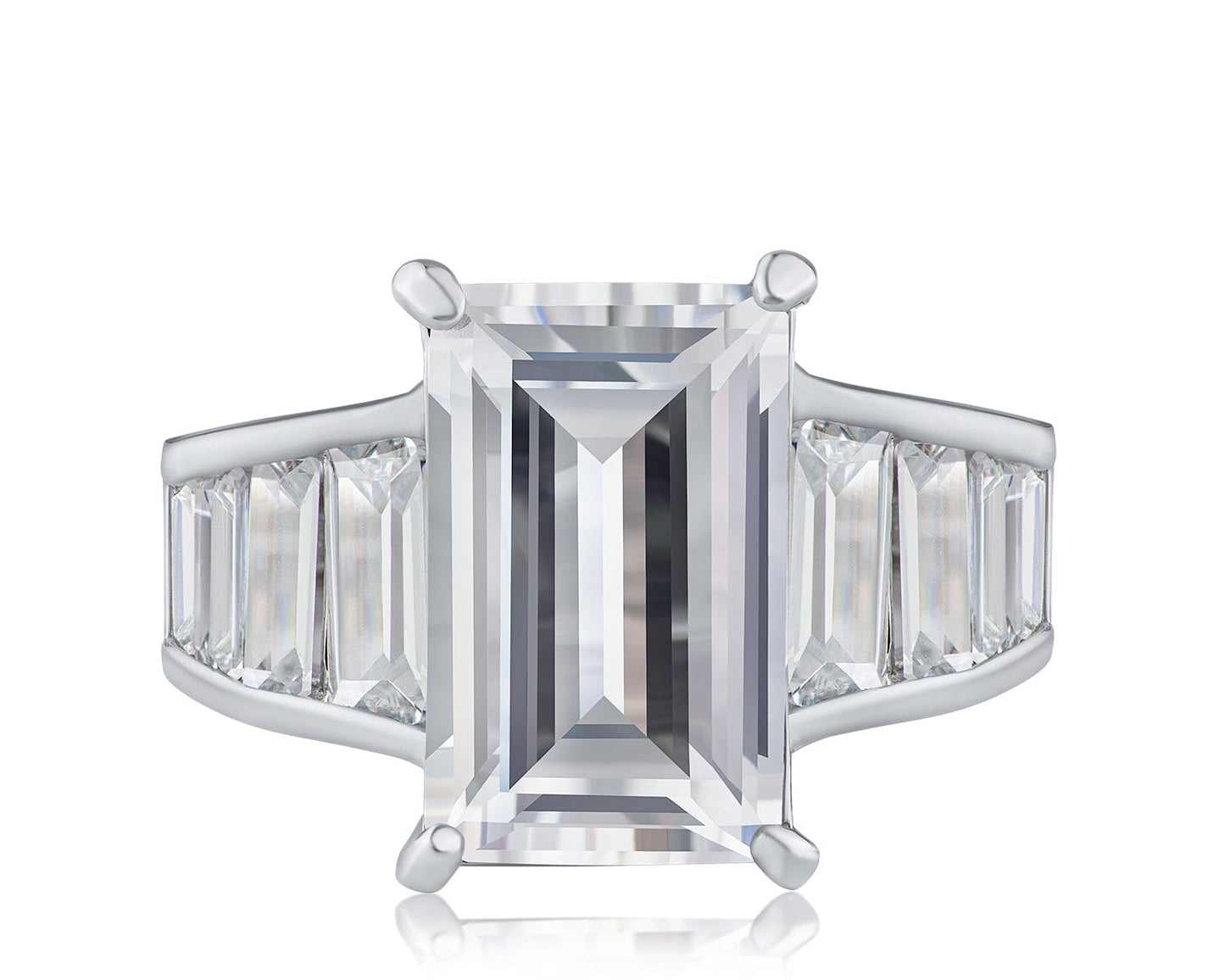 Multi Emerald Cut Ring