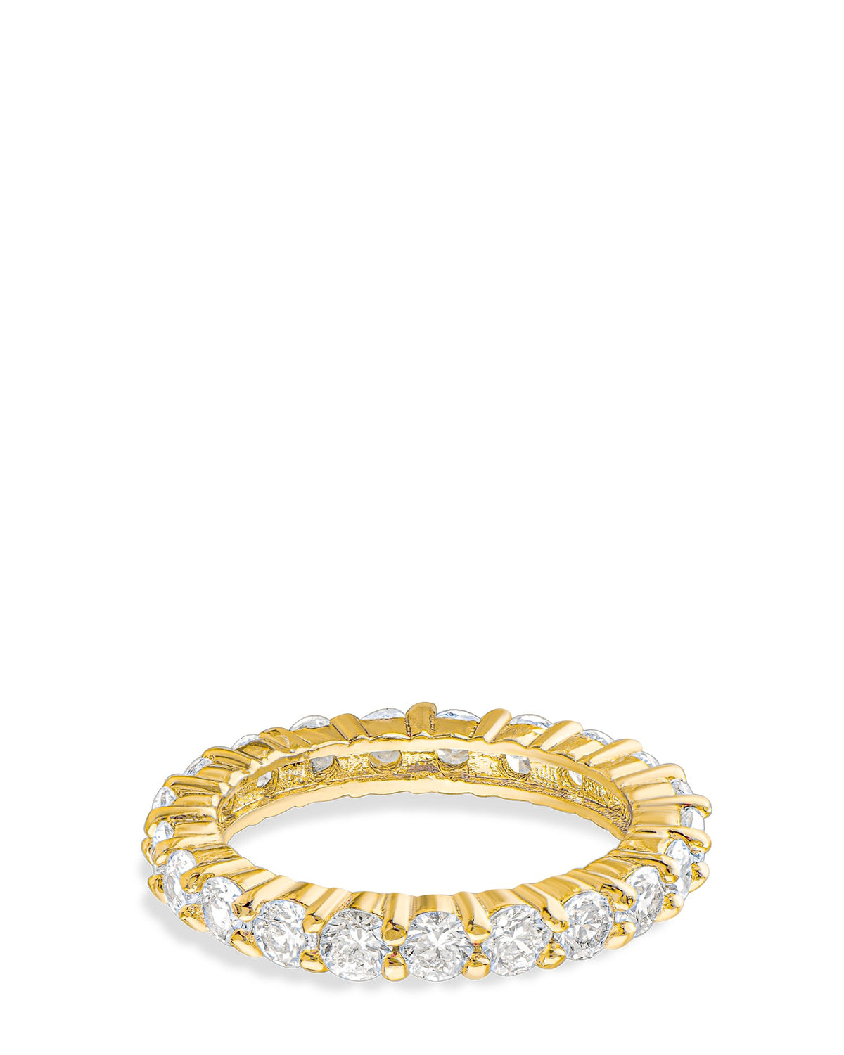 Round Gold Eternity Band