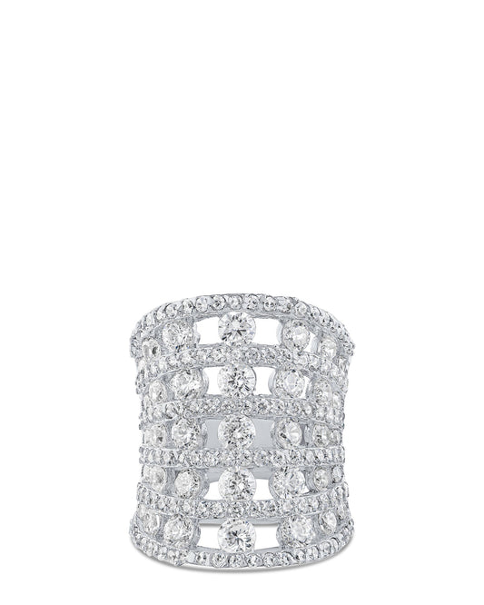Horizontal 5 Row Ring