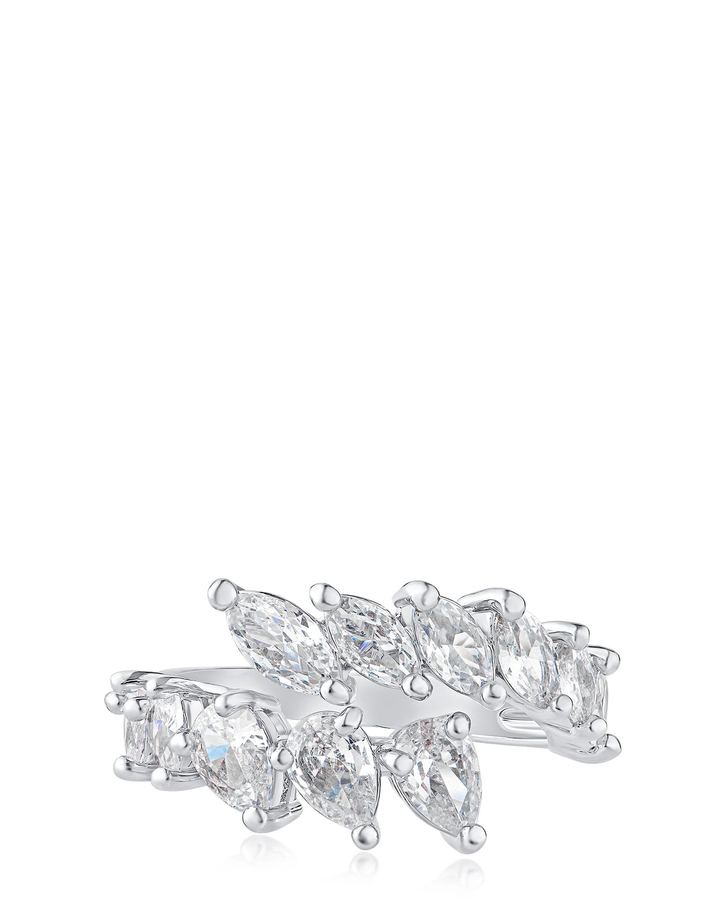 Marquise and Pear CZ Ring