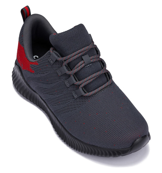 CALTO - Q218 - 2.4 Inches Taller (Grey/Red) - Ultra Lightweight
