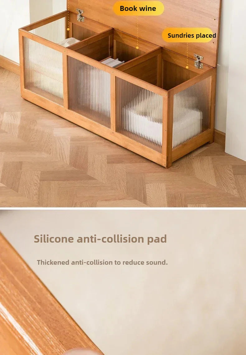 Multi-Functional Bay Window Storage Cabinet