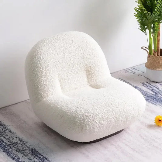 Lazy Lamb Fleece Fabric Chair