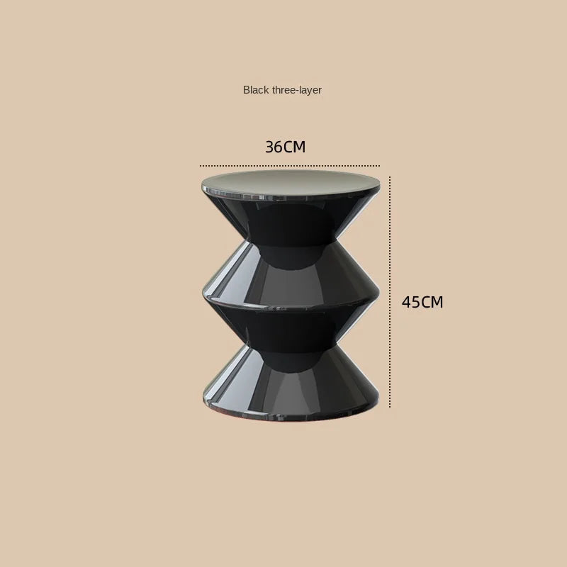 X&D Nordic PP Material Stackable Low Stool