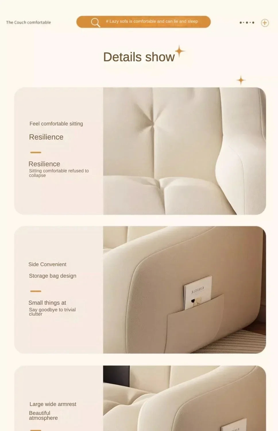 Modern Lazy Sofa