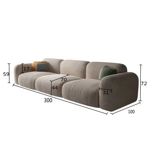 Modern Living Room Sofas Minimalist Sectional Puff Corner Sofa Comfortable Lounge Divano Soggiorno Di Lusso Luxury Furniture