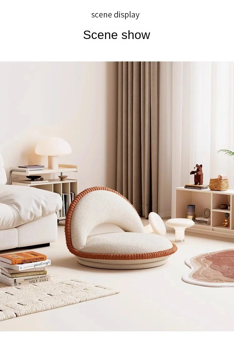 X&D Lazy Bed Sofa Bay Window Backrest Tatami Living Room Balcony Single Seat Cushion Bedroom Foldable Seat Hot Sale Dropship