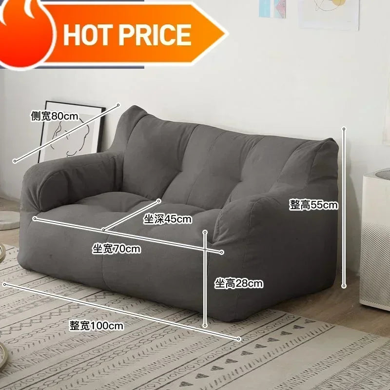 Small Double Bean Bag Sofa