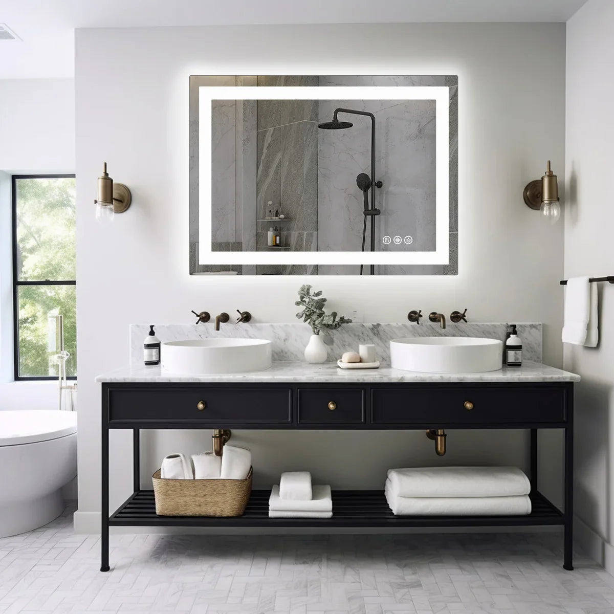36"x 24"LED Bathroom Vanity Mirror