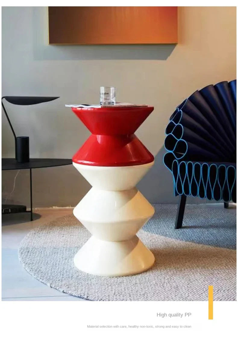 X&D Nordic PP Material Stackable Low Stool