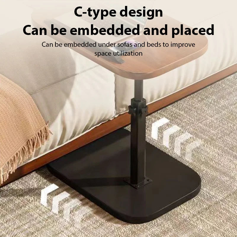 Adjustable Height Rotating Side Table