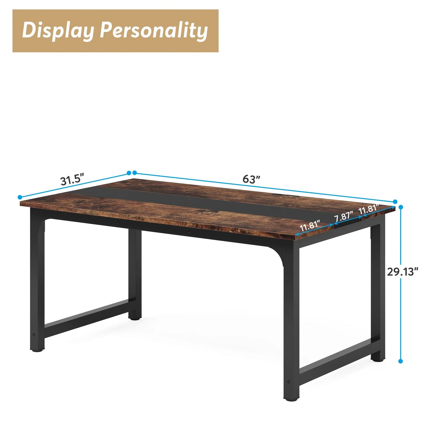 63"x31.5" Dining Table
