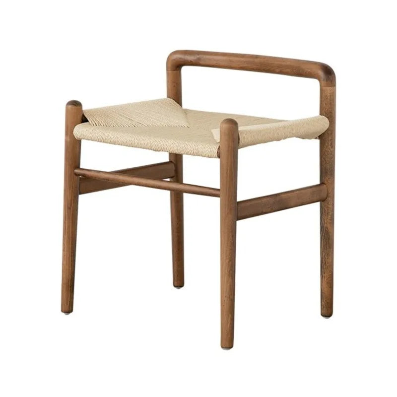Simple Wood Vanity Stool