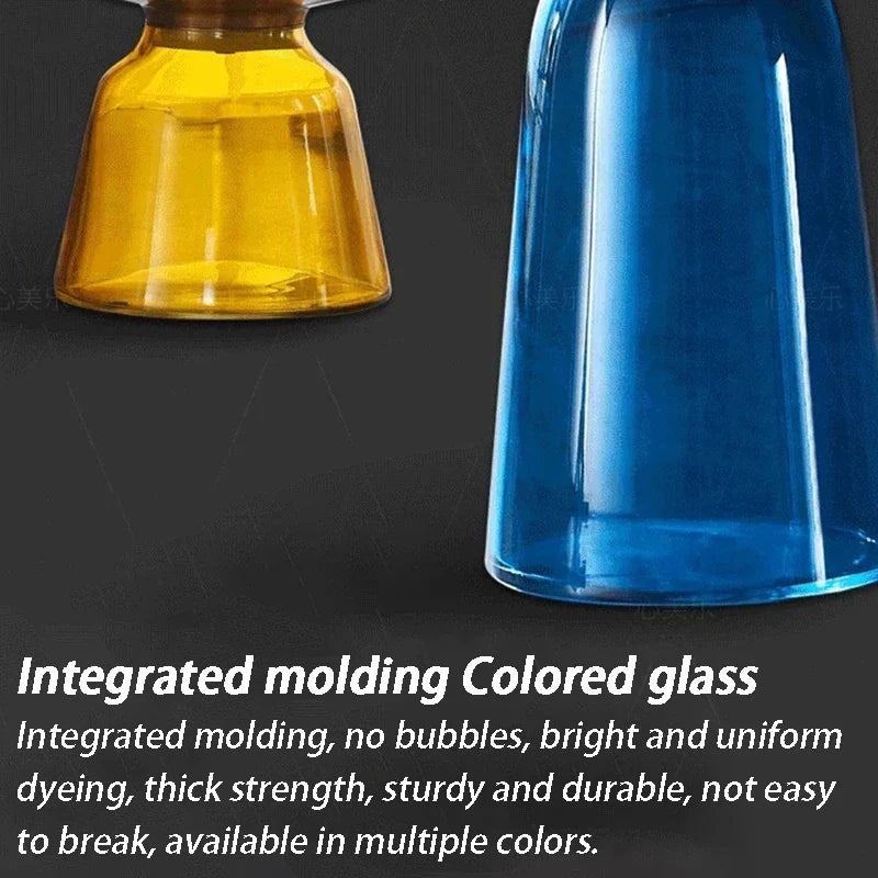 Transparent Glass Round Side Table