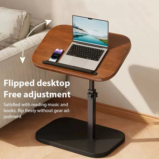 Adjustable Height Rotating Side Table