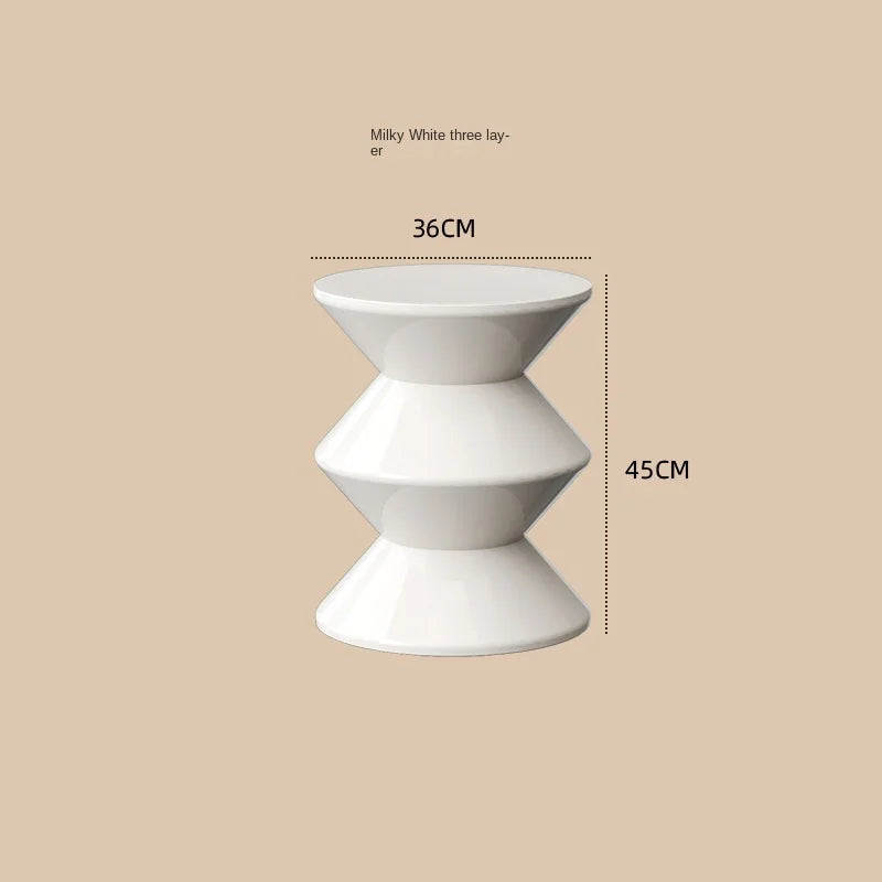 X&D Nordic PP Material Stackable Low Stool