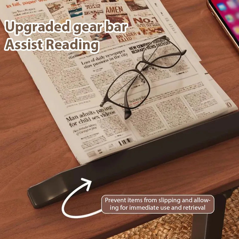Adjustable Height Rotating Side Table