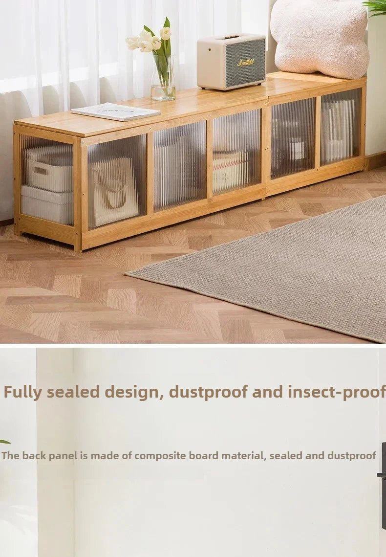 Multi-Functional Bay Window Storage Cabinet