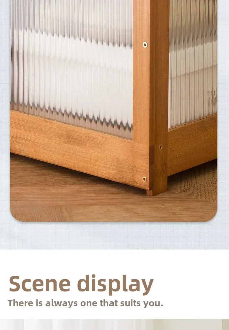 Multi-Functional Bay Window Storage Cabinet
