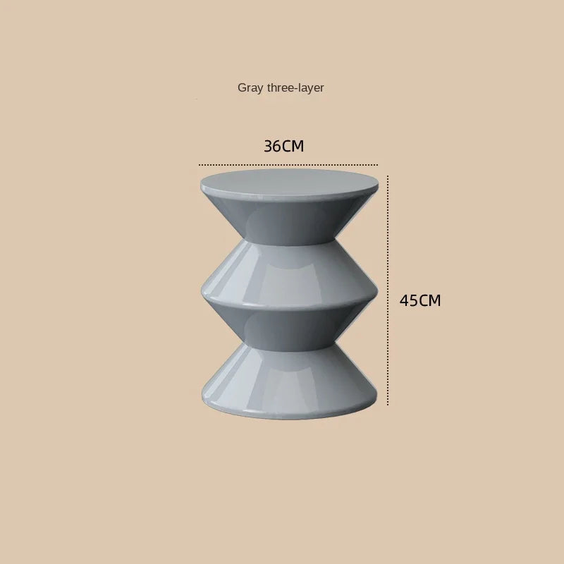 X&D Nordic PP Material Stackable Low Stool