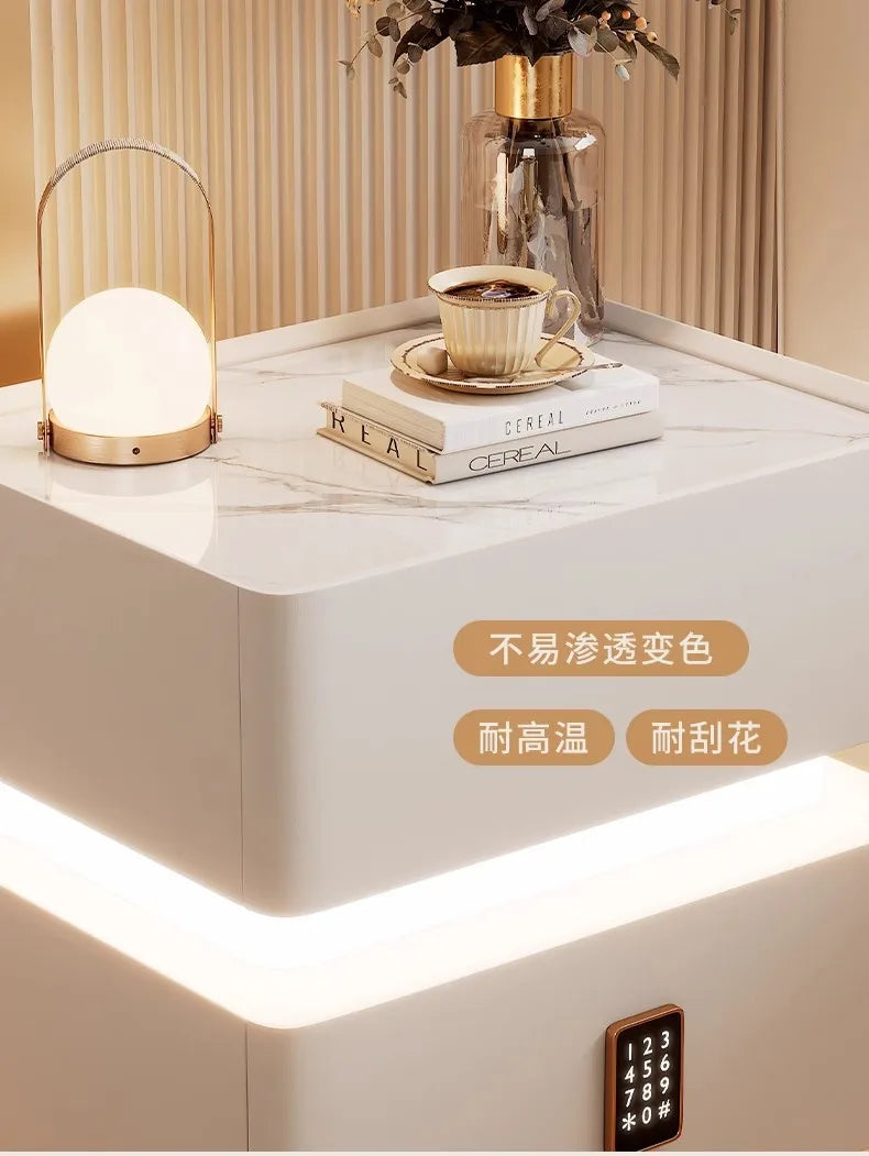 Smart Nightstand with Sensor Light