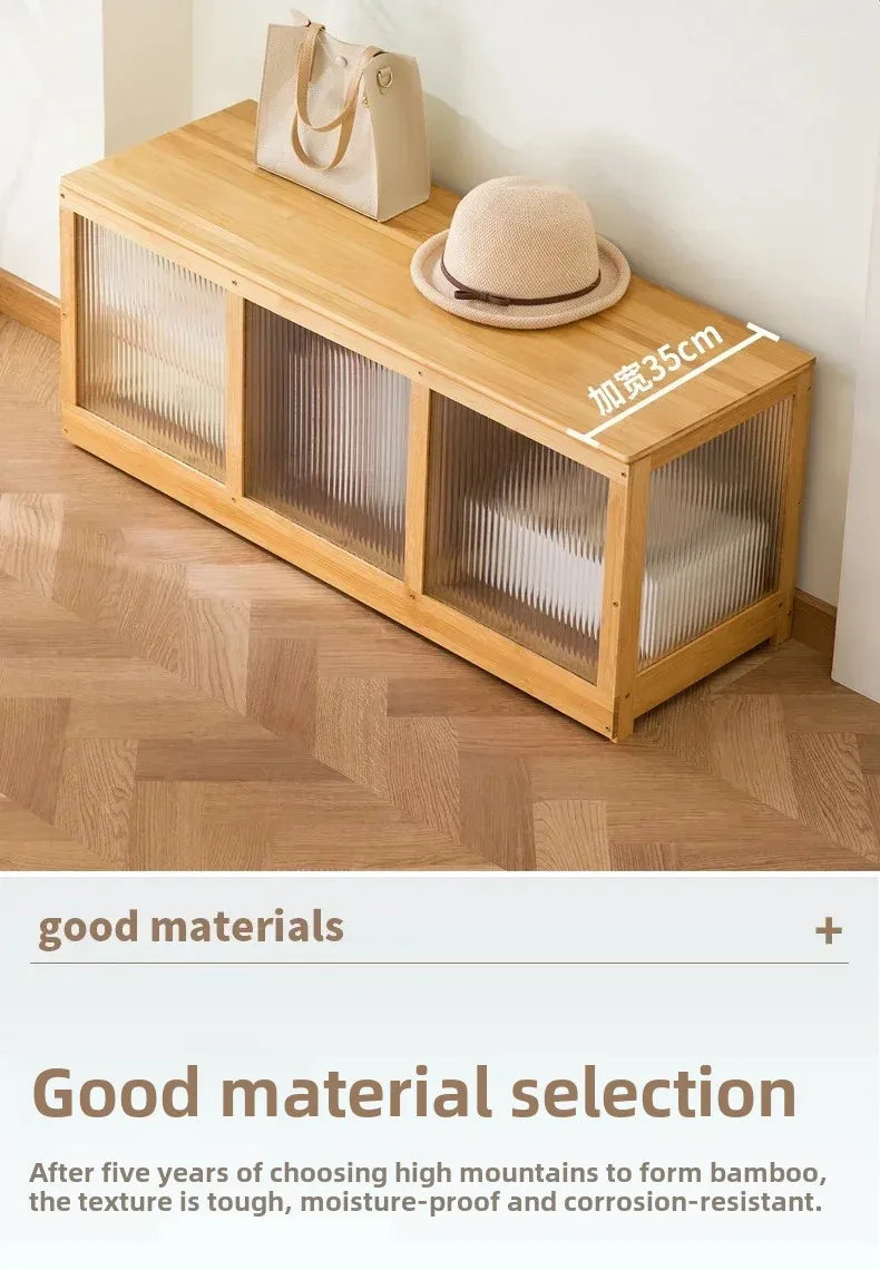 Multi-Functional Bay Window Storage Cabinet
