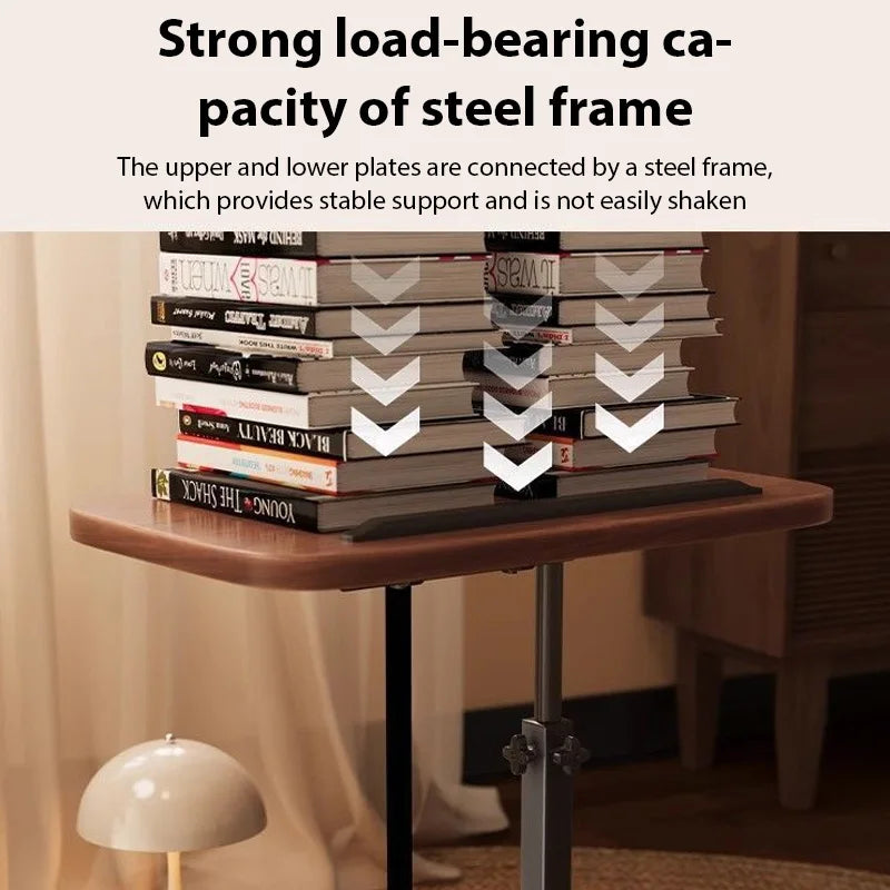 Adjustable Height Rotating Side Table